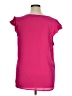 Halogen Pink Short Sleeve Blouse Size XL - photo 2