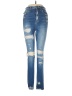 Flying Monkey Hearts Blue Jeans Size 28 waist - photo 1