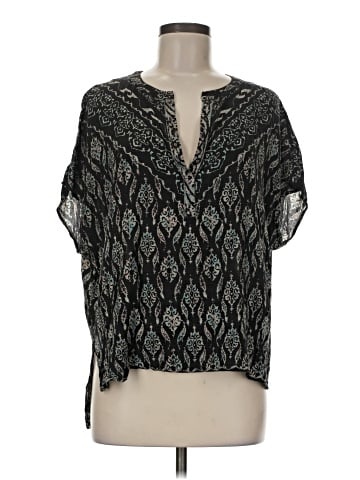 BCBGMAXAZRIA Short Sleeve Blouse (view 1)