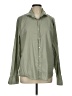 PETER MILLAR 100% Cotton Solid Green Long Sleeve Button-Down Shirt Size L - photo 1