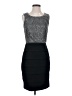En Focus Studio Solid Gray Cocktail Dress Size 4 - photo 1