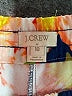J.Crew Factory Store 100% Polyester Floral Blue Casual Pants Size 10 - photo 7