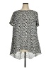 Vince Camuto 100% Polyester Silver Short Sleeve Blouse Size 1X - photo 1