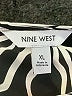 Nine West 100% Polyester Black Short Sleeve Blouse Size XL - photo 7
