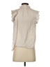 Cupcakes & Cashmere 100% Polyester Ivory Sleeveless Blouse Size XS - photo 2