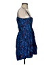 Express 100% Rayon Paisley Blue Cocktail Dress Size XS - photo 4