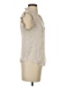 Cupcakes & Cashmere 100% Polyester Ivory Sleeveless Blouse Size XS - photo 4