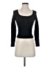 DAZY Black Long Sleeve Henley Size XS - photo 1