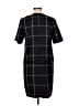 Joe Fresh Plaid Black Casual Dress Size 6 - photo 2