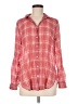 Ann Taylor LOFT Plaid Red Long Sleeve Button-Down Shirt Size M - photo 1