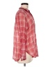 Ann Taylor LOFT Plaid Red Long Sleeve Button-Down Shirt Size M - photo 4