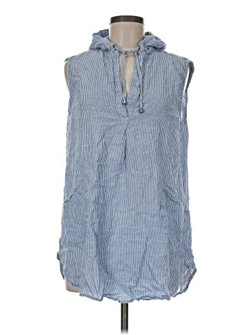 For Cynthia Sleeveless Button-Down Shirt (view 1)