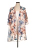 Meri Skye 100% Polyester Blue Kimono Size 1X - photo 1
