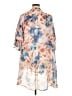 Meri Skye 100% Polyester Blue Kimono Size 1X - photo 2