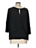 Express 100% Polyester Black 3/4 Sleeve Blouse Size L - photo 1