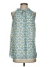 Max Studio 100% Polyester Teal Sleeveless Blouse Size S - photo 1