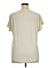 Renuar Metallic Ivory Short Sleeve Top Size XL - photo 2
