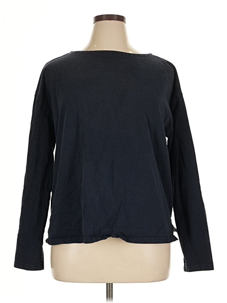 Pre-owned Amazon Essentials Long Sleeve T-shirt In Black