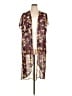 Boutique + 100% Polyester Burgundy Kimono Size 0X - 1X Plus - photo 1