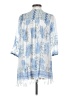 Roberta Roller Rabbit 100% Cotton Blue 3/4 Sleeve Blouse Size XS - photo 2