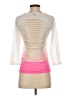 Material Girl Pink 3/4 Sleeve Top Size S - photo 2