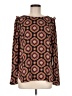 Ann Taylor LOFT 100% Polyester Brown Long Sleeve Blouse Size M - photo 1