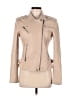 IRO 100% Leather Tan Ivory Leather Jacket Size EU (FR) 40 / US 8 - photo 1