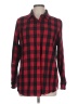Woolrich 100% Cotton Plaid Red Long Sleeve Button-Down Shirt Size L - photo 1