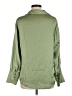 Zara Solid Green Long Sleeve Button-Down Shirt Size M - photo 2