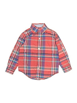 Janie And Jack Long Sleeve Button Down Shirt