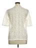 Ann Taylor LOFT 100% Polyester Ivory 3/4 Sleeve Blouse Size XL - photo 2