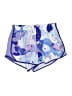 Nike 100% Polyester Print Purple Athletic Shorts Size L - photo 1