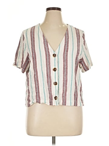 ABound Short Sleeve Blouse (view 1)