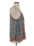 THML 100% Polyester Gray Sleeveless Blouse Size S - photo 4