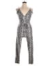 Guess Paisley Silver Jumpsuit Size XL - photo 1