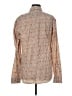 Edun 100% Cotton Paisley Tan Long Sleeve Button-Down Shirt Size M - photo 2