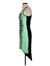 Bebe Graphic Green Casual Dress Size S - photo 5