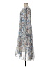 Joie 100% Polyester Print Blue Casual Dress Size M - photo 5