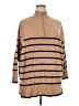 Ava & Viv Stripes Tan Pullover Sweater Size 2X - photo 1