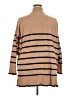 Ava & Viv Stripes Tan Pullover Sweater Size 2X - photo 2