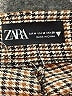Zara Houndstooth Brown Casual Pants Size M - photo 7