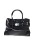 MICHAEL Michael Kors 100% Leather Black Leather Satchel One size - photo 1
