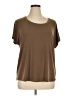 Chico's Brown Short Sleeve Top Size XL (3) - photo 1