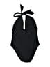 Venus Solid Black One Piece Swimsuit Size 6 - photo 2