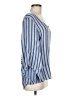 Drew 100% Rayon Blue 3/4 Sleeve Blouse Size M - photo 4