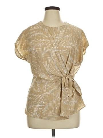 MICHAEL Michael Kors Short Sleeve Blouse (view 1)