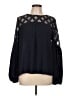Fab'rik 100% Polyester Black Long Sleeve Blouse Size L - photo 1