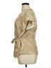MICHAEL Michael Kors 100% Polyester Tan Short Sleeve Blouse Size XL - photo 5
