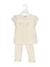 Nannette Ivory Short Sleeve Top Size 3T - photo 1