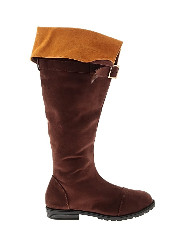 Pre-owned Assorted Brands Kids' Boots In Brown